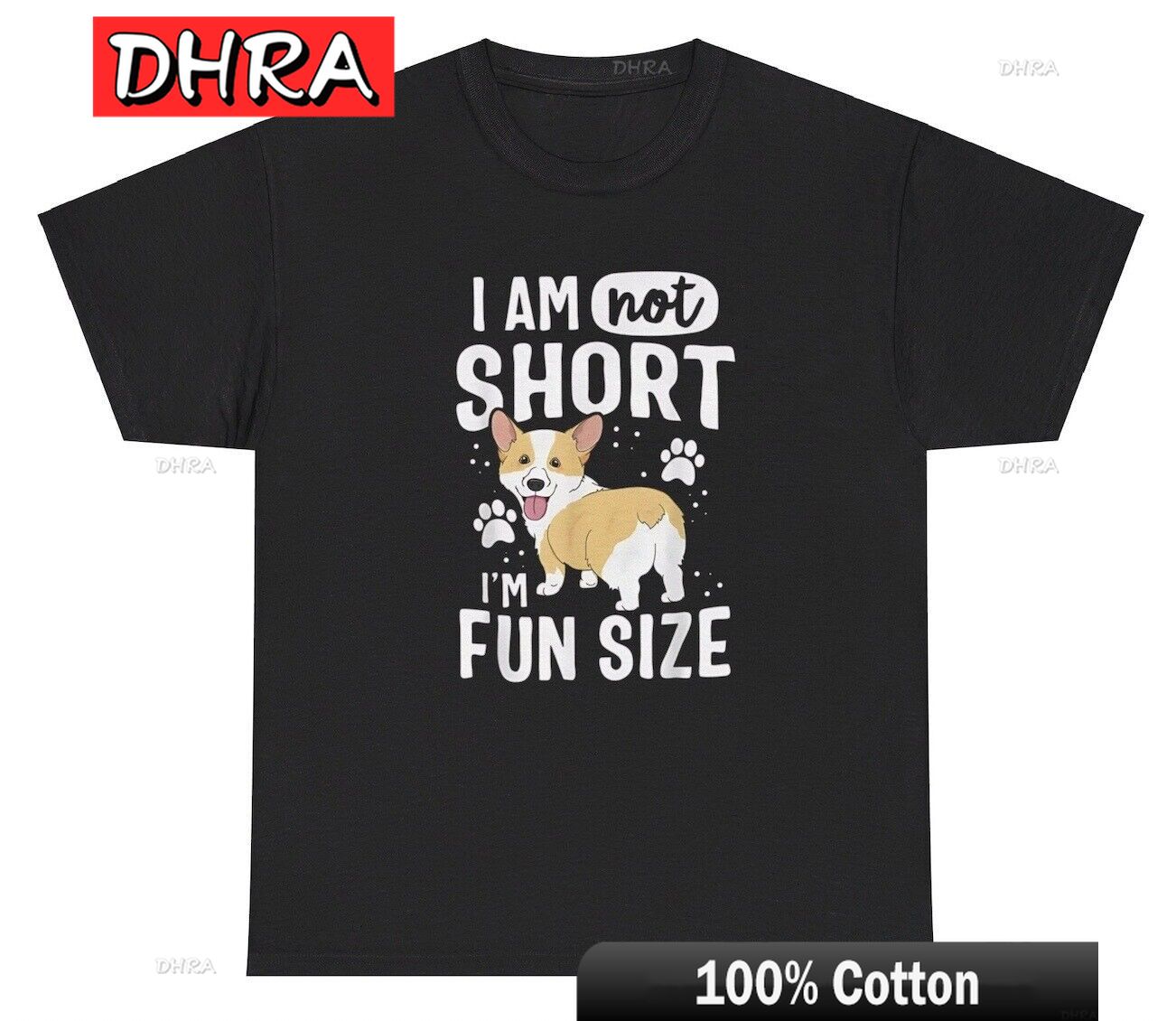 

I Am Not Short Im Fun Sized TShirt Funny Dog Lover Graphic Silly Gen Z Gift Tee Clothing Classic Stylish Fresh Tee TShirt 4XL
