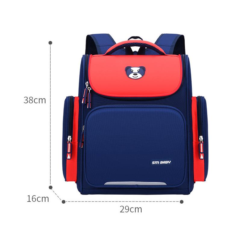 Wasserdichte Cartoon-Schultaschen für Mädchen und Jungen Kinder-Reiserucksäcke Grundschulrucksäcke Orthopädische Schultaschen