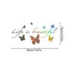 Car Stickers And Decals Reflective Precise Cut Decor With Butterfly Theme Car Decal Stickers For Window Friends Men Women