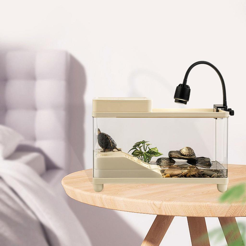 Aquarium Accessories for S, Transparent Multi-Function Drainage System Terrarium, Bearded