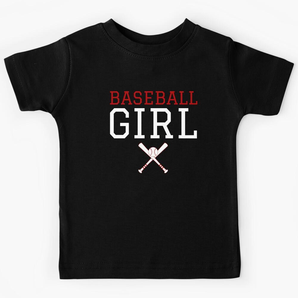 baseball Girl Gift For Baseball Fanclub Cheer Baseball Player , Baseball Lover Group Matching Kids T-Shirt 160