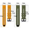 Tactix 8 Watch Band For Garmin Fenix 8 47mm 51mm 7 7X 6 Pro 5 5X/Epix Pro/Descent G1 G2 QuickFit 22/26mm Silicone Bracelet Strap