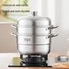 Joyoung 30cm 2-Layer 304 Stainless Steel Steamer