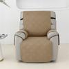 1Seater Waterproof Recliner Cover Solid Color Quilted Armchair Slipcover Pet Kids Accent Couch Cushion Living Room El Home