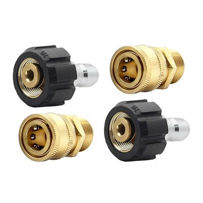 Pressure Washer Adapter Kit, M22 To 3/8" Quick Connect and Disconnect Rustproof