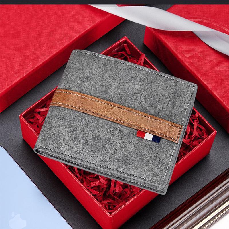 Men s Retro Leather Wallet - Multi-Card Slot, Large Capacity Folding Coin Purse
