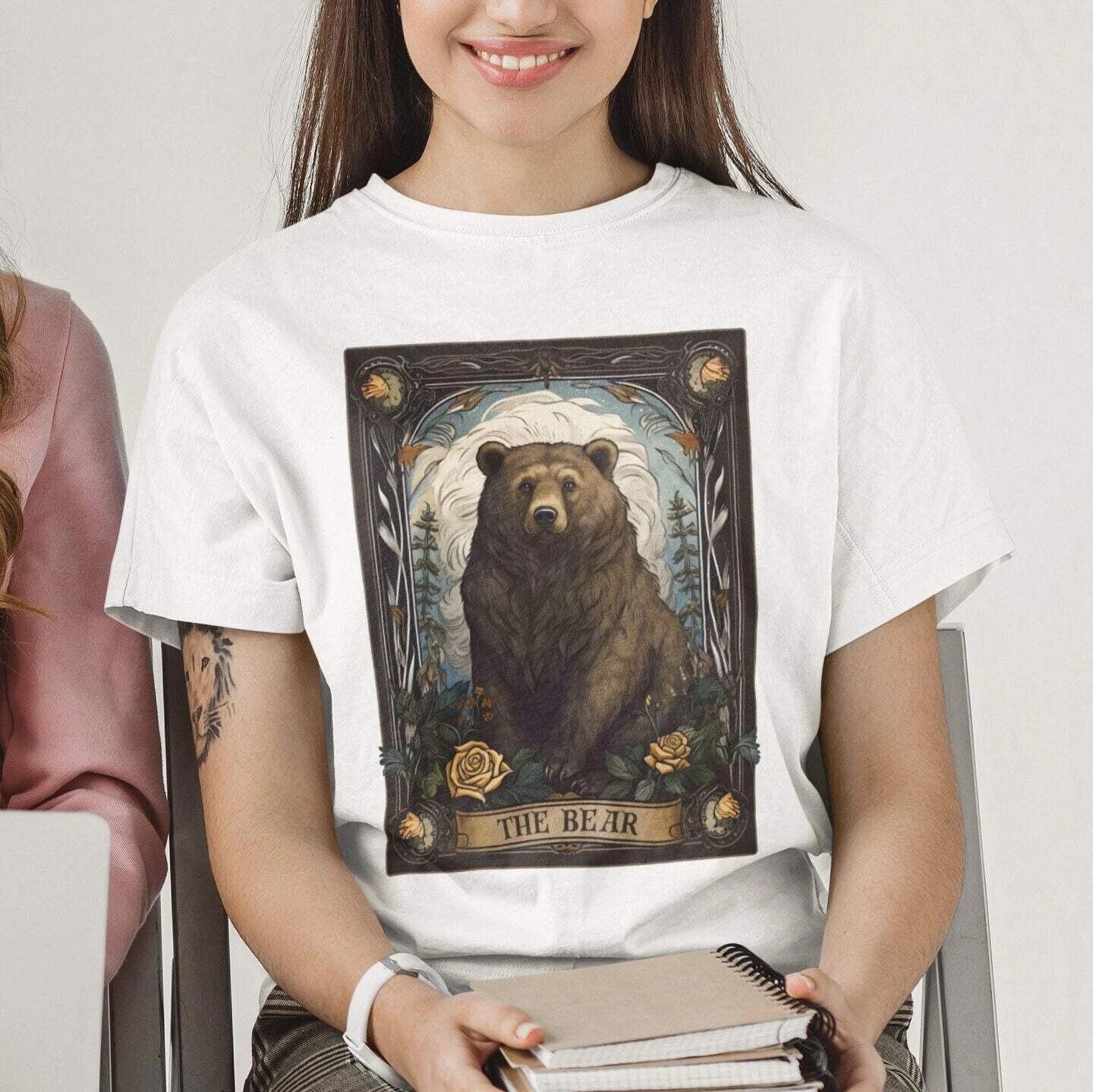 Bear Shirt, The Bear Tarot Card Shirt, Bear Lover Gifts 4XL