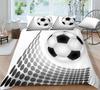 3D Printed Football Bedding Quilt Cover Pillowcase Full Size Double Bed Set 2/3 Pieces of Microfiber Fabric Soft Home Decoration