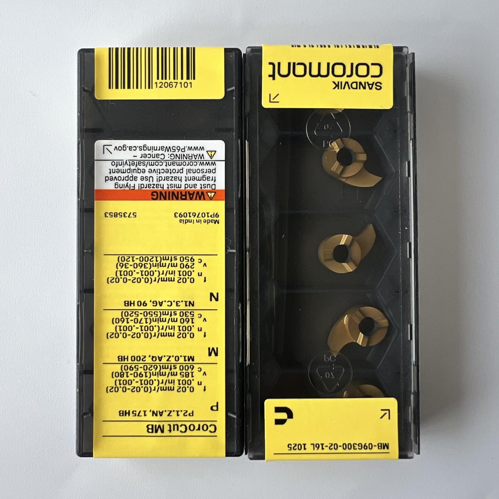 

SANDVIK / MB-09G300-02-16L 1025 / Original Swedish hard alloy blade 5 Pcs