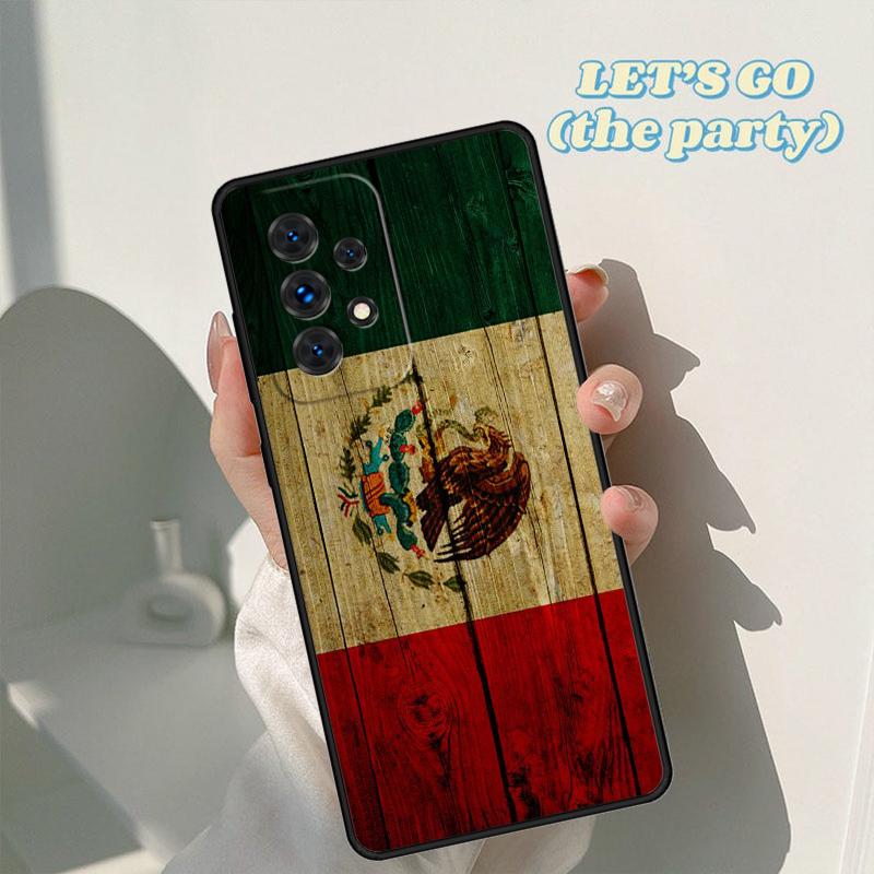 Mexico Flag Phone Case For Samsung Galaxy A42 A31 A40 A51 A71 A32 A80 A91 A52 A72 A73 A20e A21S A50 A70 A11 A12 Cover