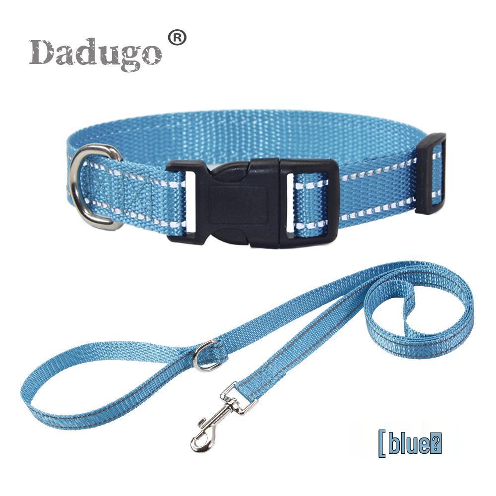 Reflective Pet Collar & Leash Set for Medium & Large Dogs and Cats
