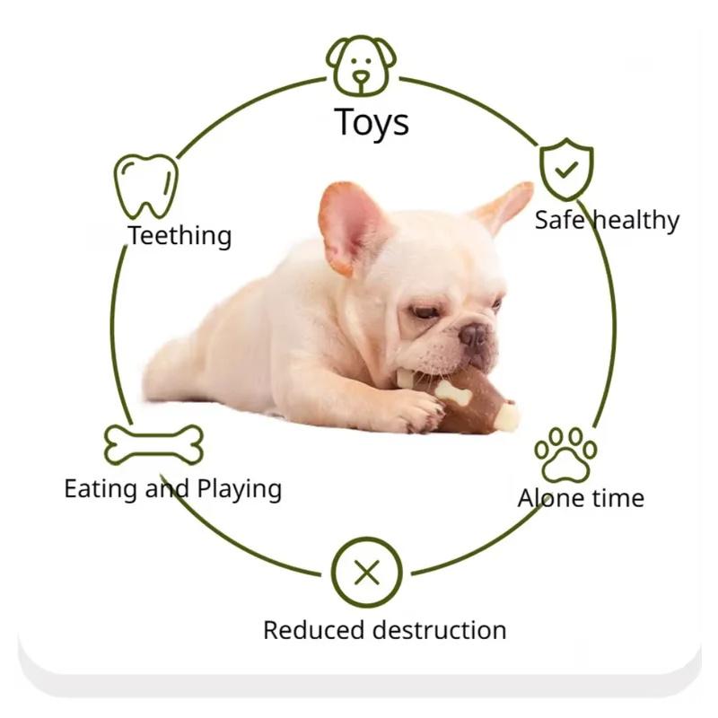 Durable Nylon Dog Chew Toys for Aggressive Chewers Indestructible Bite Resistant Bone Teething Stick Puppy Toys for Small Medium