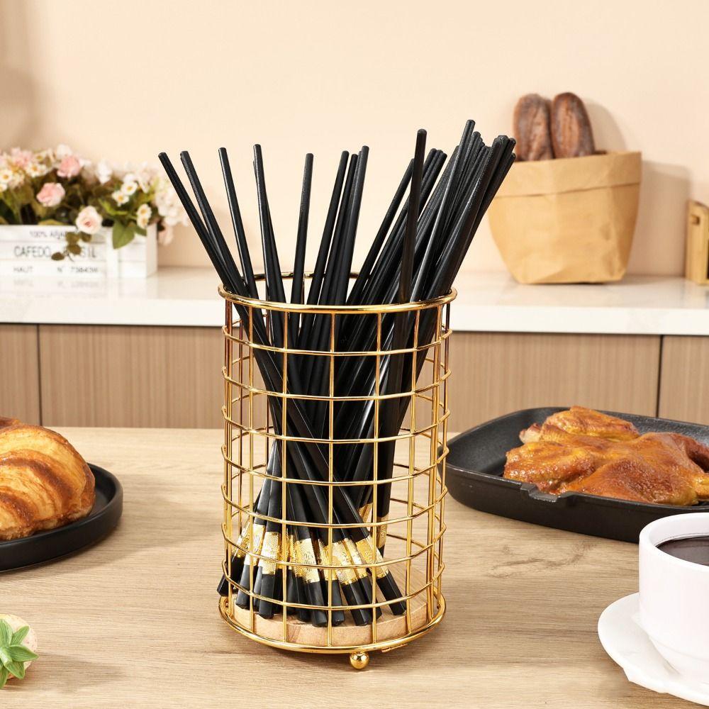 Waterproof Makeup Brush Holder Durable Chopsticks Drainer Basket  Bathroom Accessories