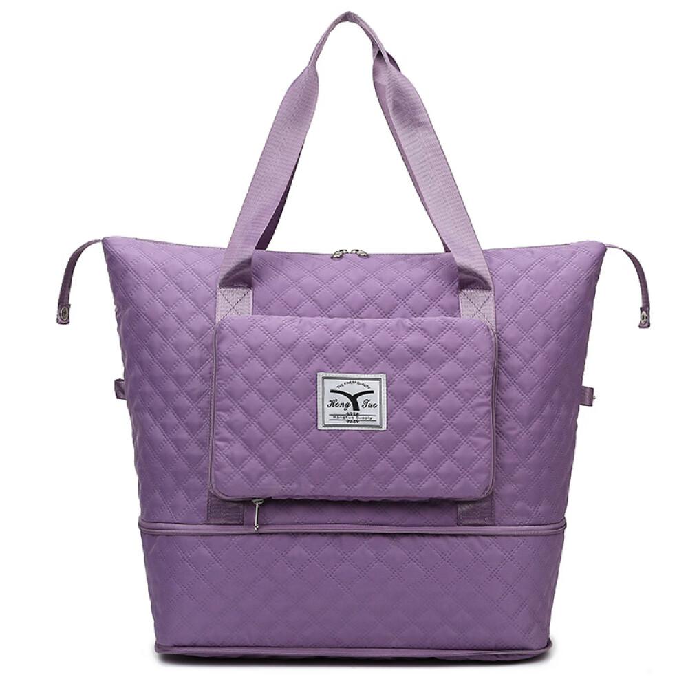 The Diamond Lattice Folding Travel Bag Can Be Extended with Large Capacity Dry and Wet Separation Travel Length 40cm Wide 21cm High 28CM Extended 12cm