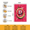 Modern watermelon fruit pattern Flannel printed blanket suitable for all seasons suitable for living room office sofa and travel