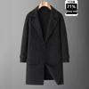 Men's Wool Double-Faced Mid-Length Trench Coat - 2025 Autumn/Winter Collection
