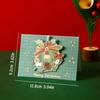 Folding Merry Christmas Santa Cards Best Wishes Greeting Card Xmas Gift for New Year Blessing Thank You Postcard