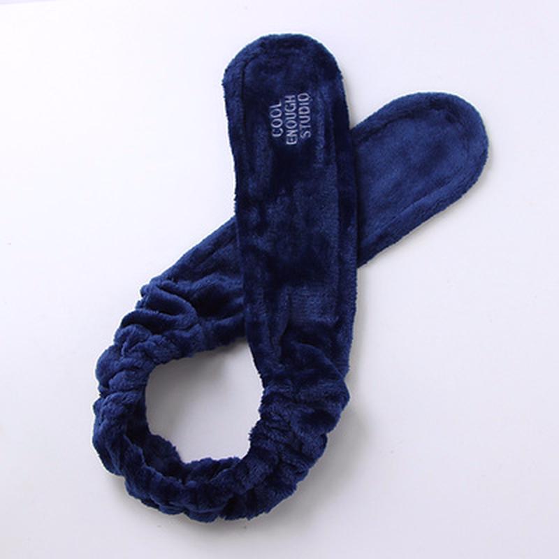 

Big Ears Comfortable Wash Face Bathe Hair Holder Elastic Headband Girls Hairbands Hair Accessories темно-синього кольору