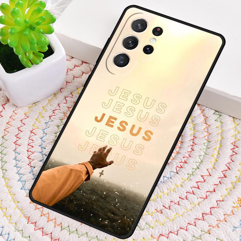 Jesus Christ God Bless You Silicone Phone Case For Samsung Galaxy Note 10 Pro S26 S25 S24 S23 S22 S21 Plus S25Ultra Capa Cover