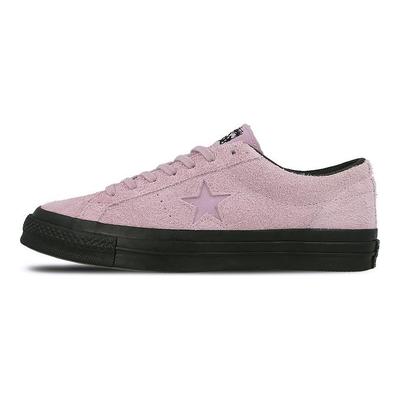 Sneakers Unisex Stussy x Converse One Star 74 Low Mauve Mist Rosa Nero 155342C