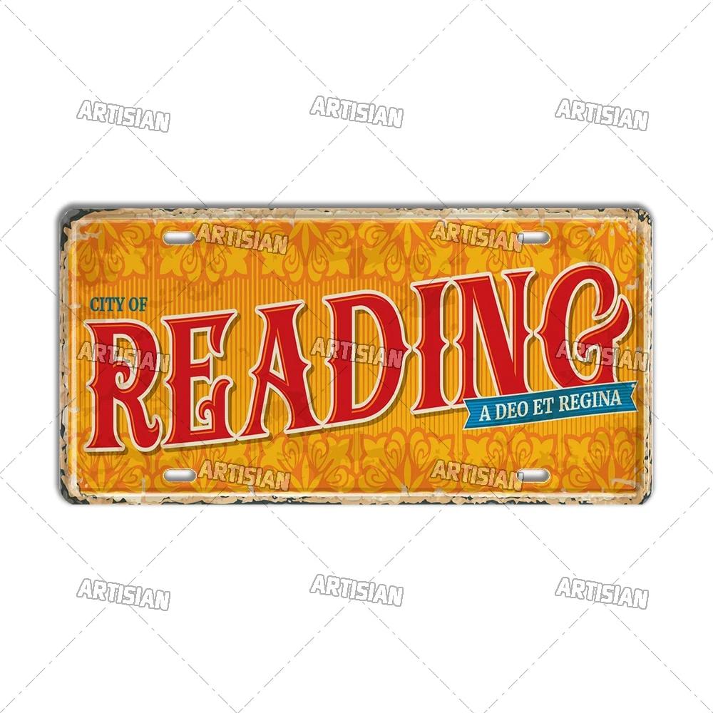 Artisian Britain Scotland Northern Ireland Landmark License Plate England UK Metal Tin Plaque United Kingdom City Car Metal Sign