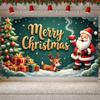 Xmas Banner Christmas Tree Decor Merry Christmas Banner Christmas Party Banner Santa Claus Design For Holiday Gathering Home