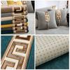 Four Season Universal Anti Slip Sofa Cushion Sofa Bed Combination Sofa Cover Chenier Chinese Style Dust-proof Couch Mat Decor
