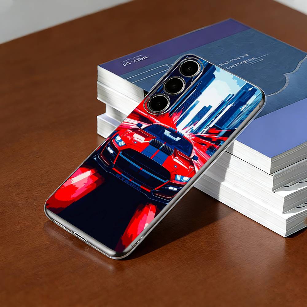Drift Sports Car Male Mens Phone Case For SamsungA10,12,20,21S,30,31,40,50,51,52,70,71 Transparent Cover