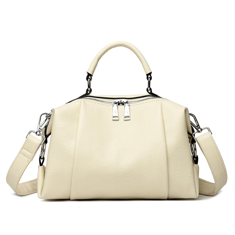 Torba luksusowa designerska PU Skórzane Torebki Damskie Vintage Torba na Ramię Tote Luksusowa Projektancka Damska Duża Pojemność Torba Boston