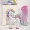 3D Standing Unicorn Foil Balloon