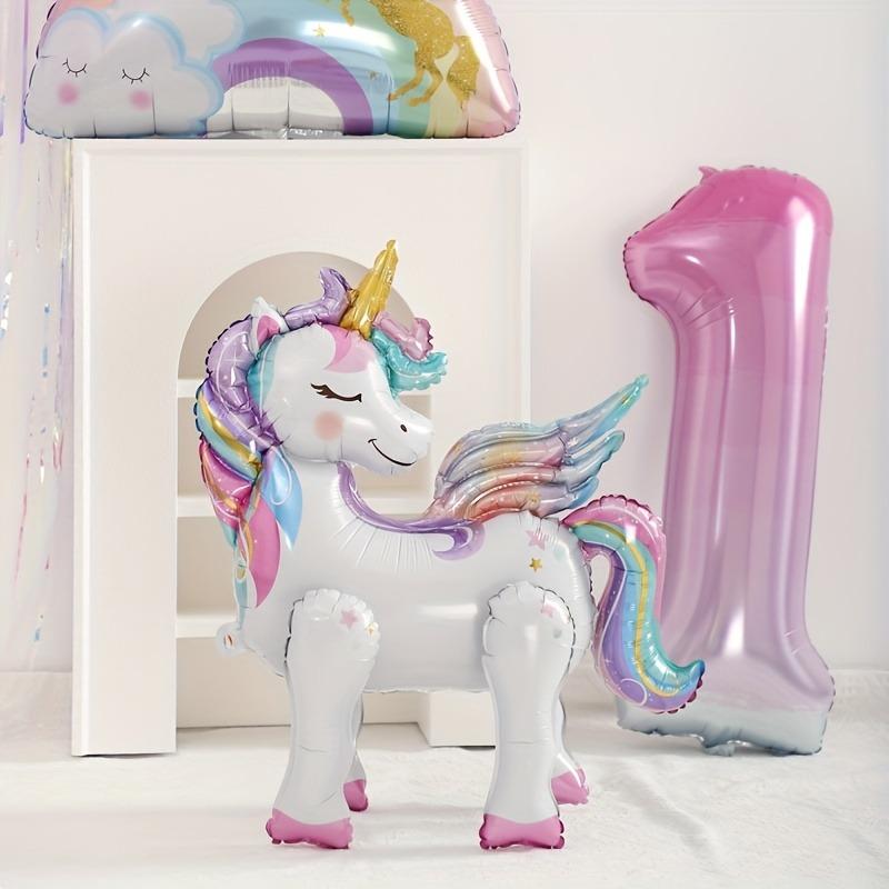 3D Standing Unicorn Foil Balloon
