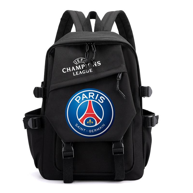 Fotbalový batoh Ligy mistrů: Real Madrid, Barcelona, PSG, Manchester City, Manchester United