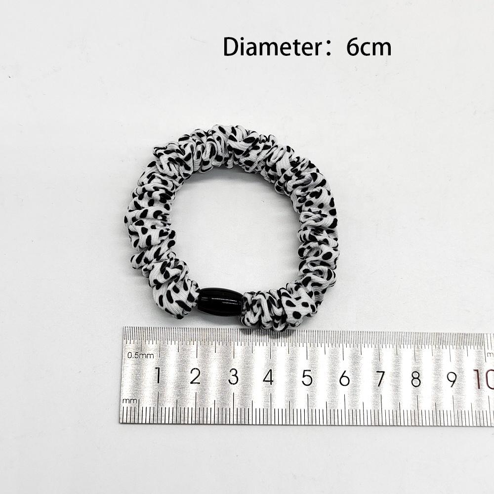 MIO New Style Leopard Pattern Hair Scrunchies Set Shining Matte Fabric Hair Accessories Hair Bands