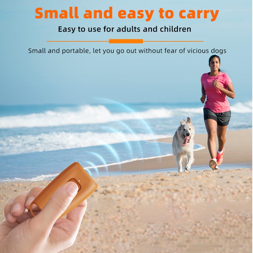 MINI Ultrasonic Dog DRIVER Portable Dog Barking Anti-barking Handheld Dog Barking Controller with LED Light