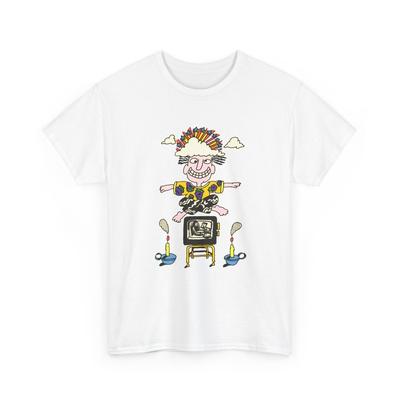 1971 psychedelische Mutter Gans Jack sei flink Illustrationsreproduktion T-Shirt