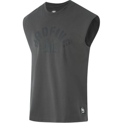 Li Ning Série Anti-Cinq Lettre Col Rond Confortable Respirant Décontracté Gilet de Sport Homme Gilets Gris Graphite AVSU501-2