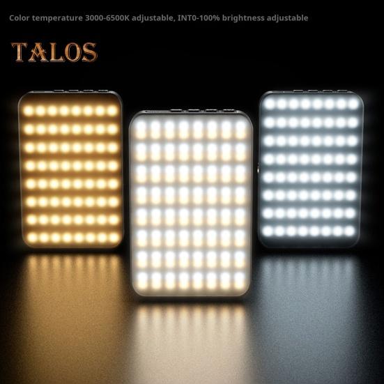 LED Fill Light with Phone Clip Cold Shoe Super Bright 3 Light Modes Flicker Free Portable Rechargeable Magnetic Phone Selfie Light Accessory