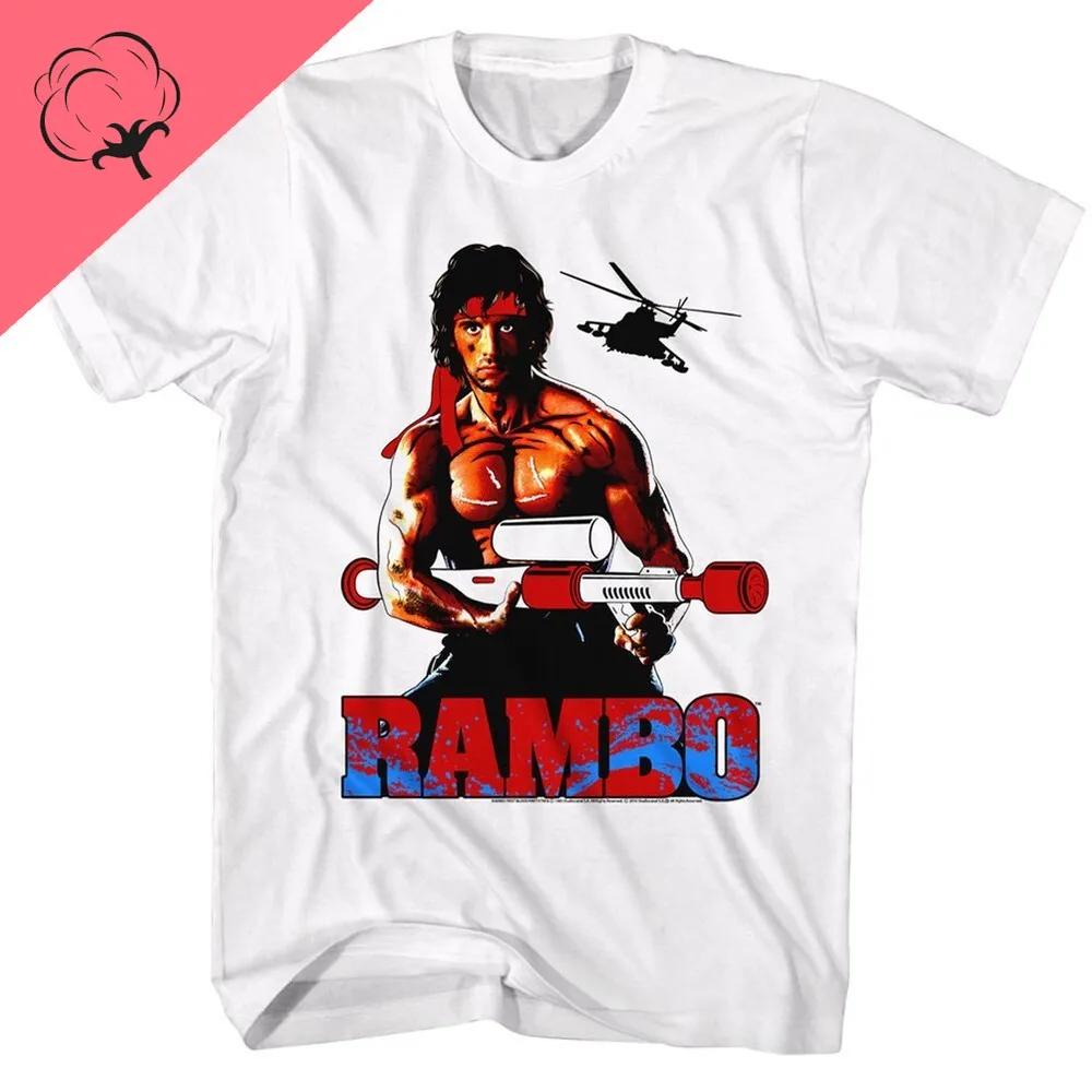 John Rambo Printed Tshirt Top Unisex Loose Comfort Tees 2025 Summer New Style Casual Clothing Oversized T Shirts 100 Cotton