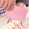 2Pcs 4.72x3.74 Inch/12x9.5cm Dough Scraper Plastic Pastry Cutter Bowl Scrapers Dough Bread Cutters Multipurpose Kitchen Tool for Cake Decorating Bakin