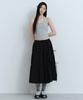 MUSINSA STANDARD WOMAN Women'S Nylon Luchid Long Skirt [Black]