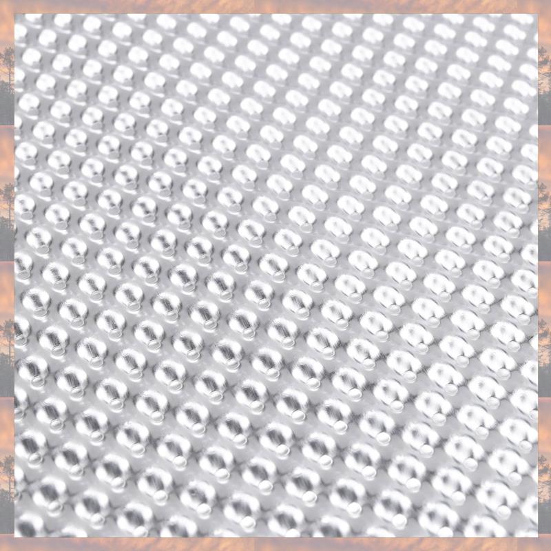 2025 Trend Embossed Aluminum Heat Shield, Exhaust Pipe Heat Shield And Automobile General Heat Insulation Aluminum Plate Accesso