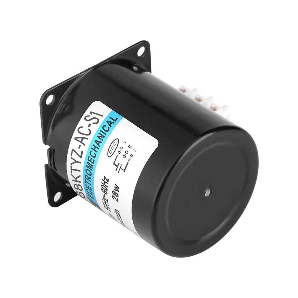 XD68KTYZAC S1 AC220V 28W Motor cu angrenaj sincron cu magnet permanent Cw CCW 110 r min