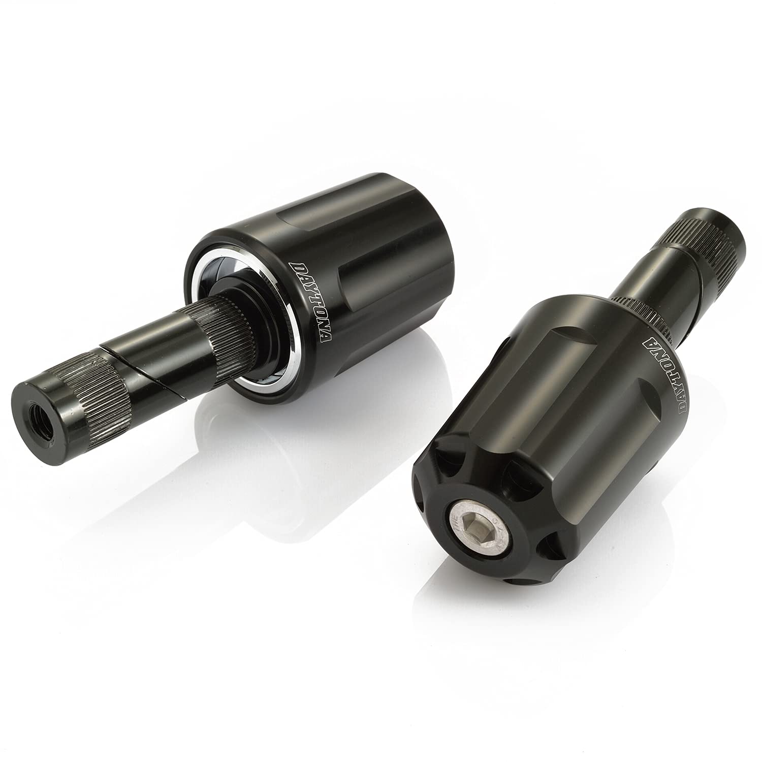 

Daytona Aluminum Billet Bar Universal Fit Inner for Suzuki and Revolver Heavy 99956 Ends, (17-19mm Diameter), GB350/S V-Strom 250, Black, Weight, чёрный