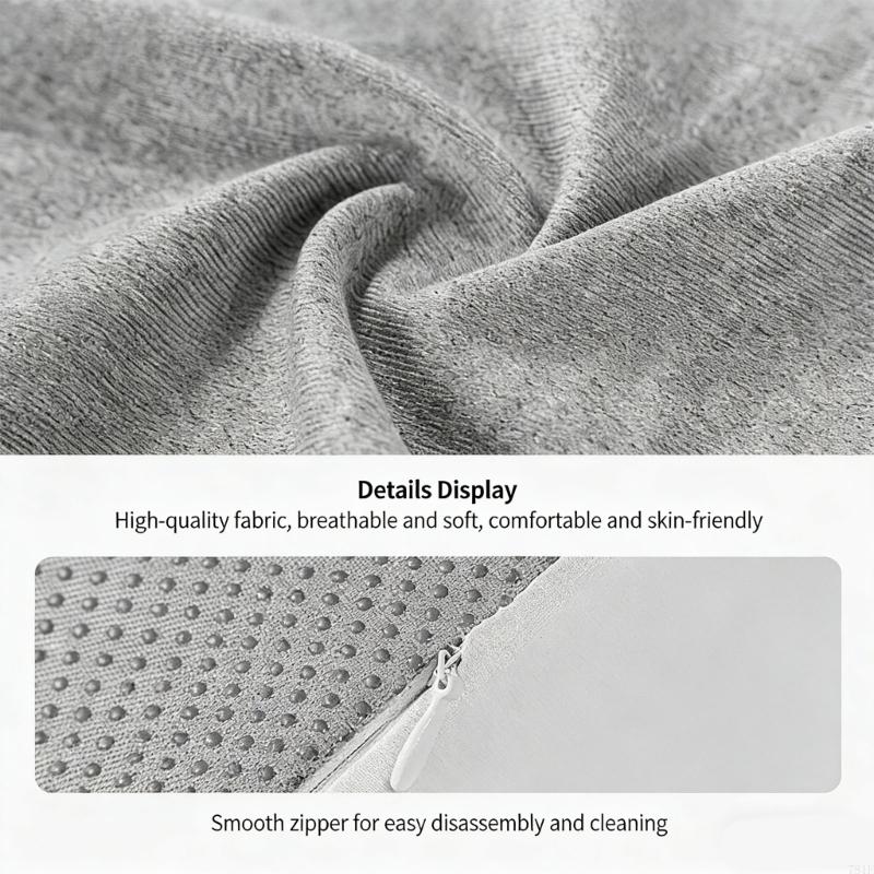 Breathable Supportive Leisure Pillow Accommodates Various Reclining Positions