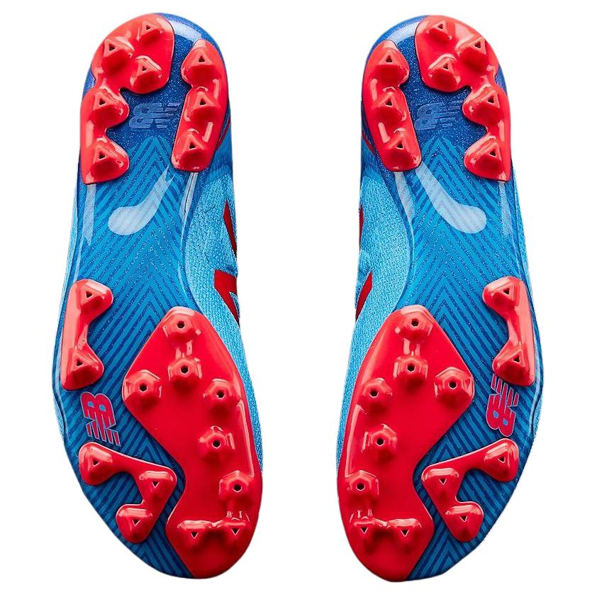 New Balance Furon 3.0 Pro Comfortable Versatile AG (Rubber Short Studs) Support Soccer Shoes Men Soccer Shoes Blue MSFPALT3