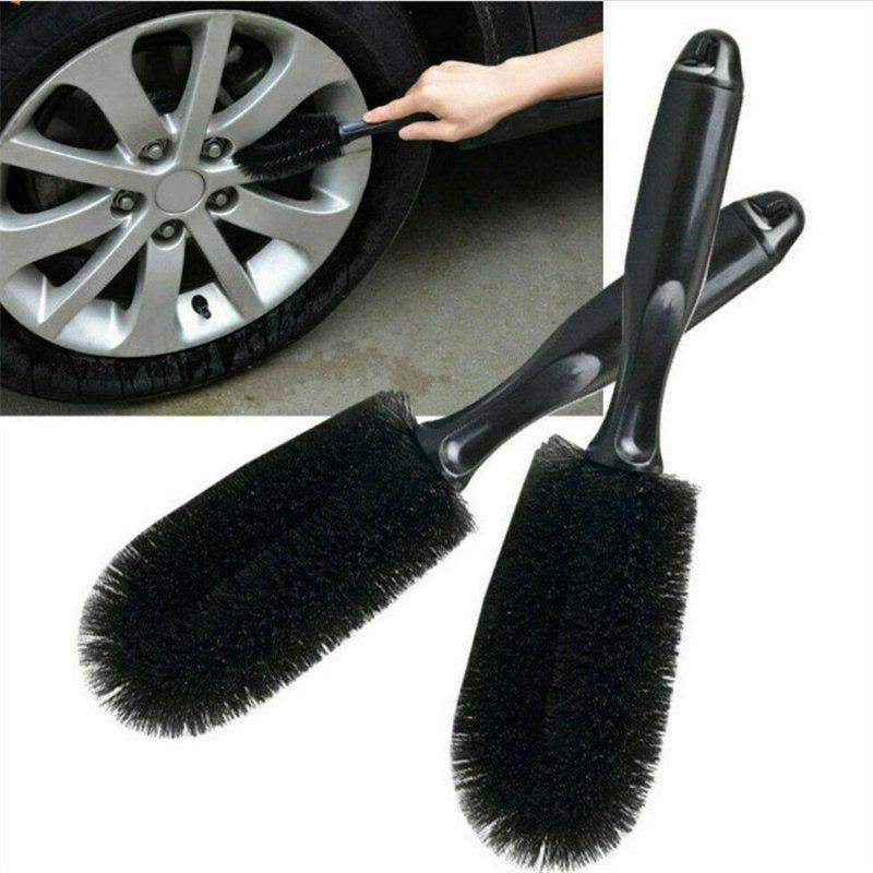 Alloy Soft Cleaning Brush Washing Clean Tool Tire Car Wheel Microfiber Cleaner