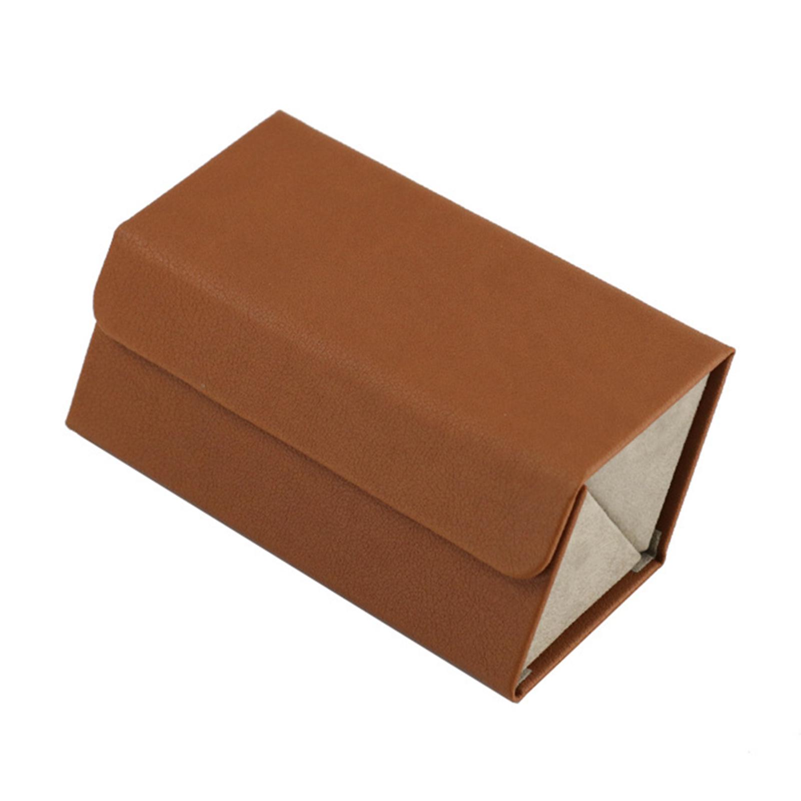 

Кожаный чехол для хранения нескольких очков, идеально подходящий для школьных классов зелёный