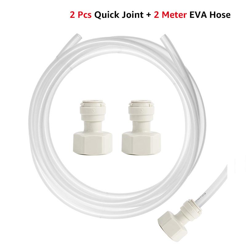 Conector rápido para tubería, ajuste a presión de 3/8'' x rosca hembra de 5/8'', conector rápido adaptador de manguera, uso para acoplador de barril y espiga de grifo de cerveza