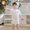 Weishi Muni Ice Skin Cotton Baby Short Sleeve Bodysuit