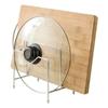 Portable Stainless Steel Cutting Board Holder Multi-layer Space Saving Pot Lid Stand Rustproof Chopping Board Organizer